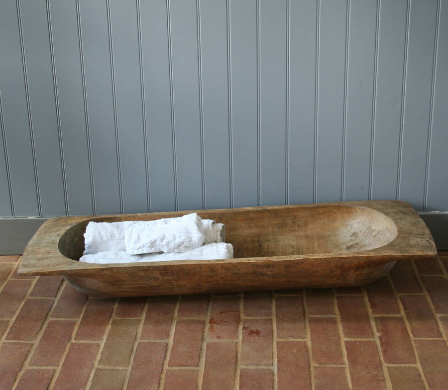 antique vintage wooden trough by homestead store