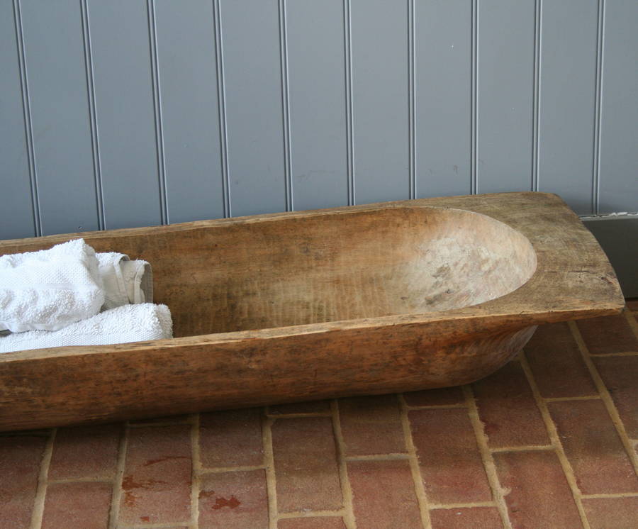 antique vintage wooden trough by homestead store | notonthehighstreet.com