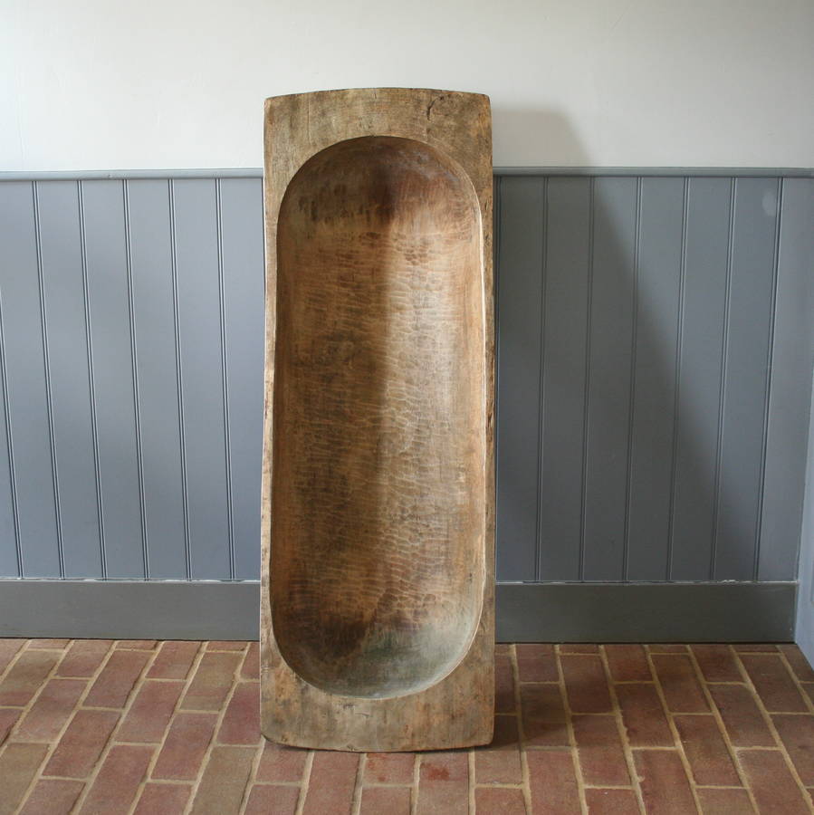 antique vintage wooden trough by homestead store