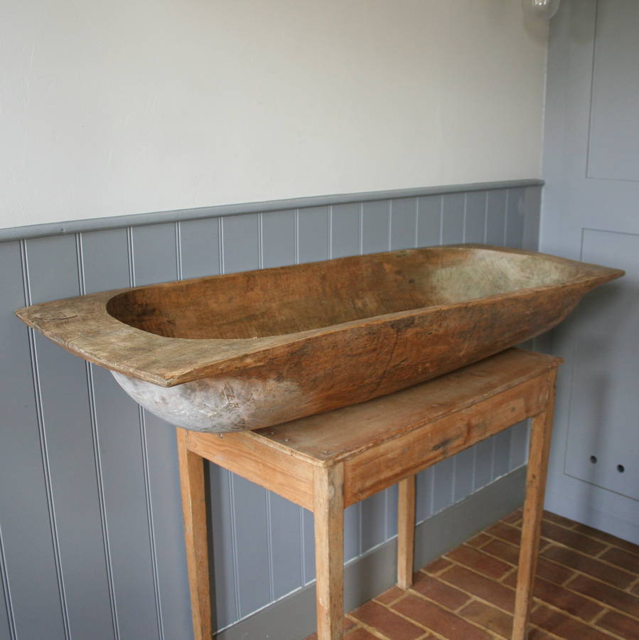 antique vintage wooden trough by homestead store
