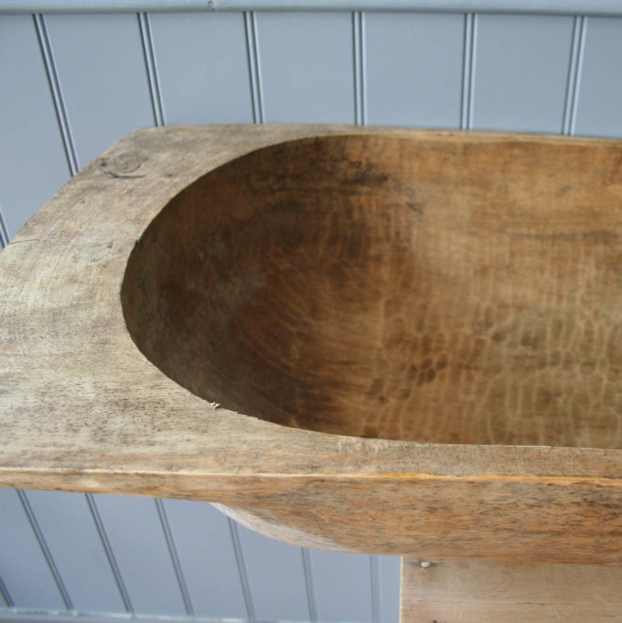 antique vintage wooden trough by homestead store | notonthehighstreet.com