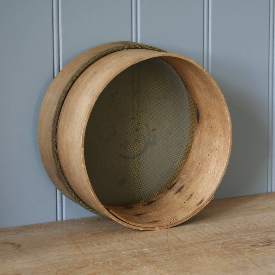 wooden sieves with metal mesh by homestead store