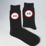 Happy 40th Birthday Socks, thumbnail 2 of 9
