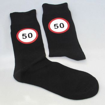 Happy 50th Birthday Socks, 2 of 8