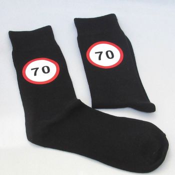Happy 70th Birthday Socks, 2 of 8