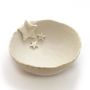 Porcelain Decorative Bowl With Pearl Stars, thumbnail 2 of 4