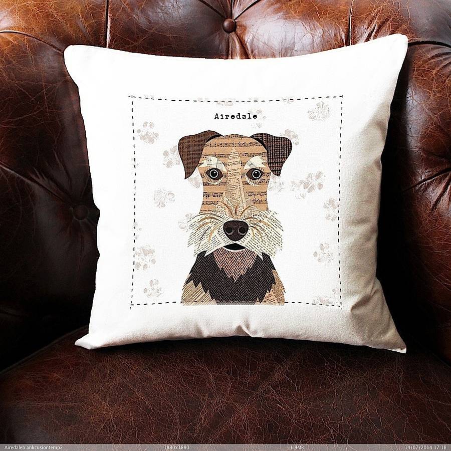 photo dog cushion