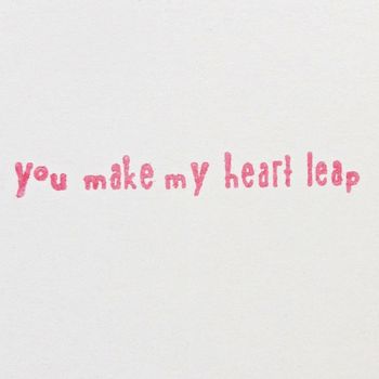 'You Make My Heart Leap' Anniversary Card, 3 of 3