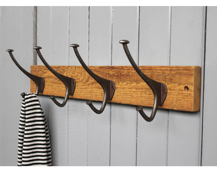 Reclaimed Wood Top Hat And Coat Hook By MöA Design