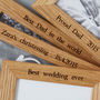 Personalised Multi Photo Frame Shelf With Two Frames, thumbnail 11 of 12