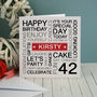 Personalised Any Age Birthday Card, thumbnail 2 of 5