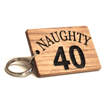 Personalised 30th 40th 50th And 60th Birthday Keyrings, 3 of 7
