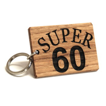 Personalised 30th 40th 50th And 60th Birthday Keyrings, 5 of 7