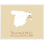 Engaged In Spain Personalised Print, thumbnail 3 of 12