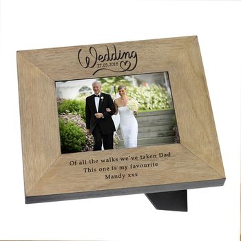 Personalised Wedding Date Photo Frame, 2 of 3