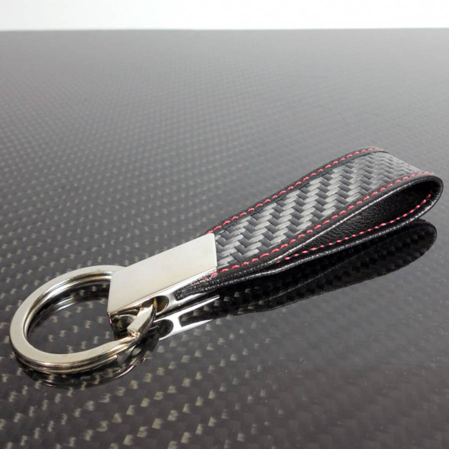 carbon-fibre-and-leather-keyring-by-memento-exclusives