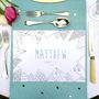 Personalised Wedding Colour Me In Table Place Mats, thumbnail 3 of 5