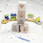 Personalised My First Birthday Wooden Blocks, thumbnail 1 of 5
