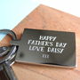 Personalised Stainless Steel Fathers Day Keyring, thumbnail 2 of 4