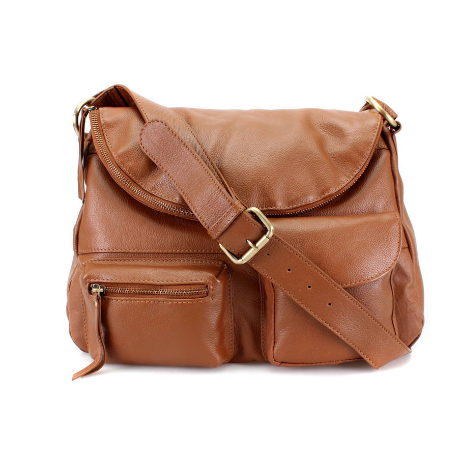 Mali Leather Slouchy Messenger Bag By The Leather Store ...