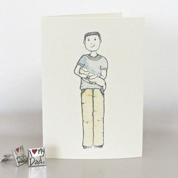 'New Dad' Handmade Father's Day Card, 4 of 4