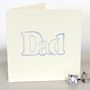 Handmade 'Dad' Father's Day Card, thumbnail 1 of 4