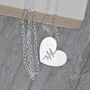 Mended Heart Necklace In Sterling Silver, thumbnail 1 of 3