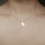 Mended Heart Necklace In Sterling Silver, thumbnail 3 of 3