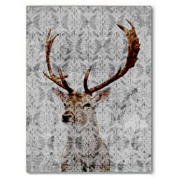 Highlands Stag Canvas Art, 3 of 4