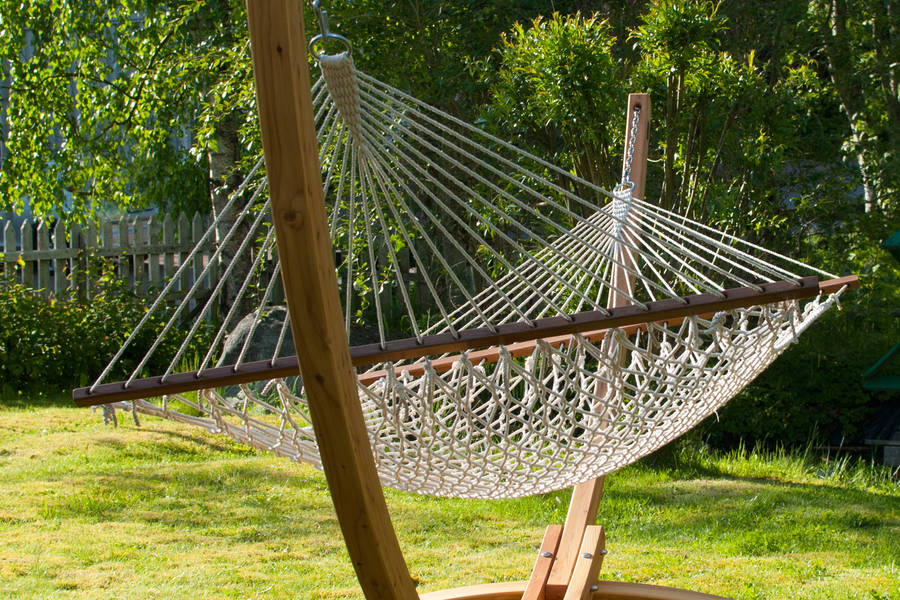 Corda Double Rope Hammock With Spreader Bars By Emilyhannah Ltd