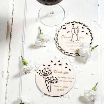 Personalised Wedding Coasters, 3 of 3