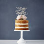 Elegant 'Better Together' Wooden Wedding Cake Topper, thumbnail 1 of 2