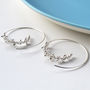 Sterling Silver Statement Hoops, thumbnail 1 of 4