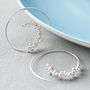 Sterling Silver Statement Hoops, thumbnail 2 of 4