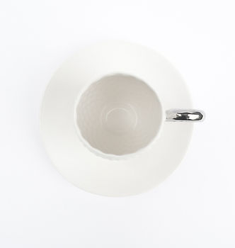 Coffee Cup With Silver Handle, 7 of 11