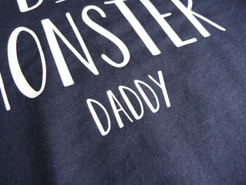 Personalised Father, Son And Baby Monster T Shirts, 6 of 7