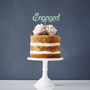 'Engaged' Cake Topper, thumbnail 1 of 6