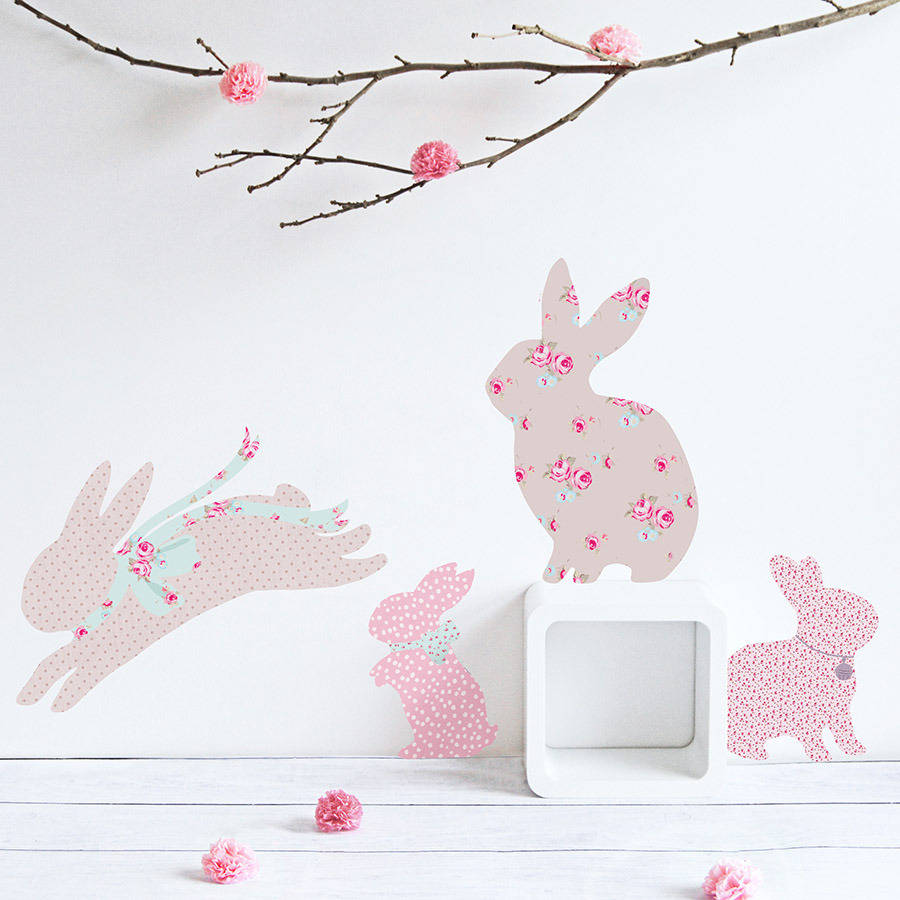 original_rabbit wall stickers