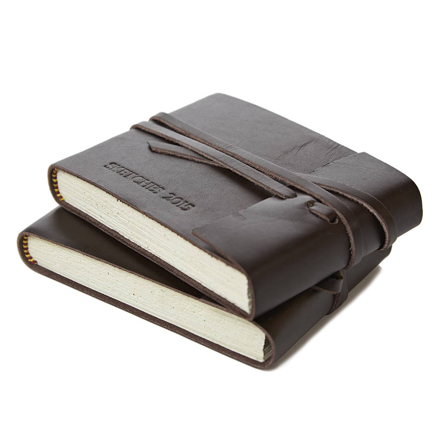 Personalised Leather Sketch Book By Life of Riley