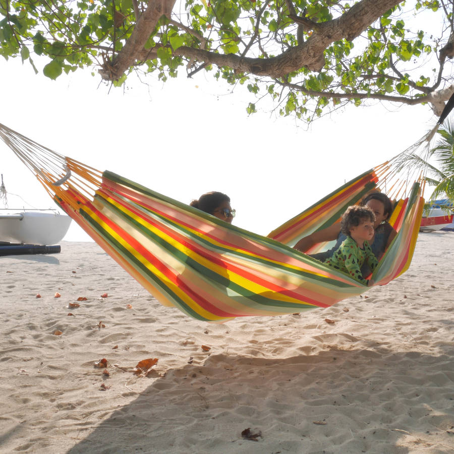 Gecko Jamaica Family Size Large Hammock By Emilyhannah Ltd