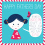 Daddy's Girl Fathers Day Card, thumbnail 2 of 2