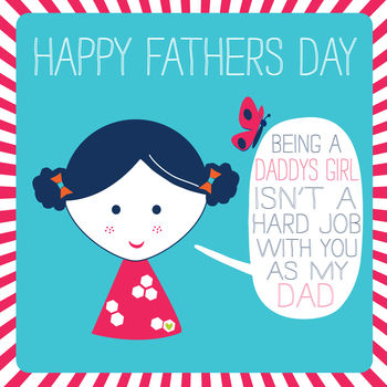 Daddy's Girl Fathers Day Card, 2 of 2