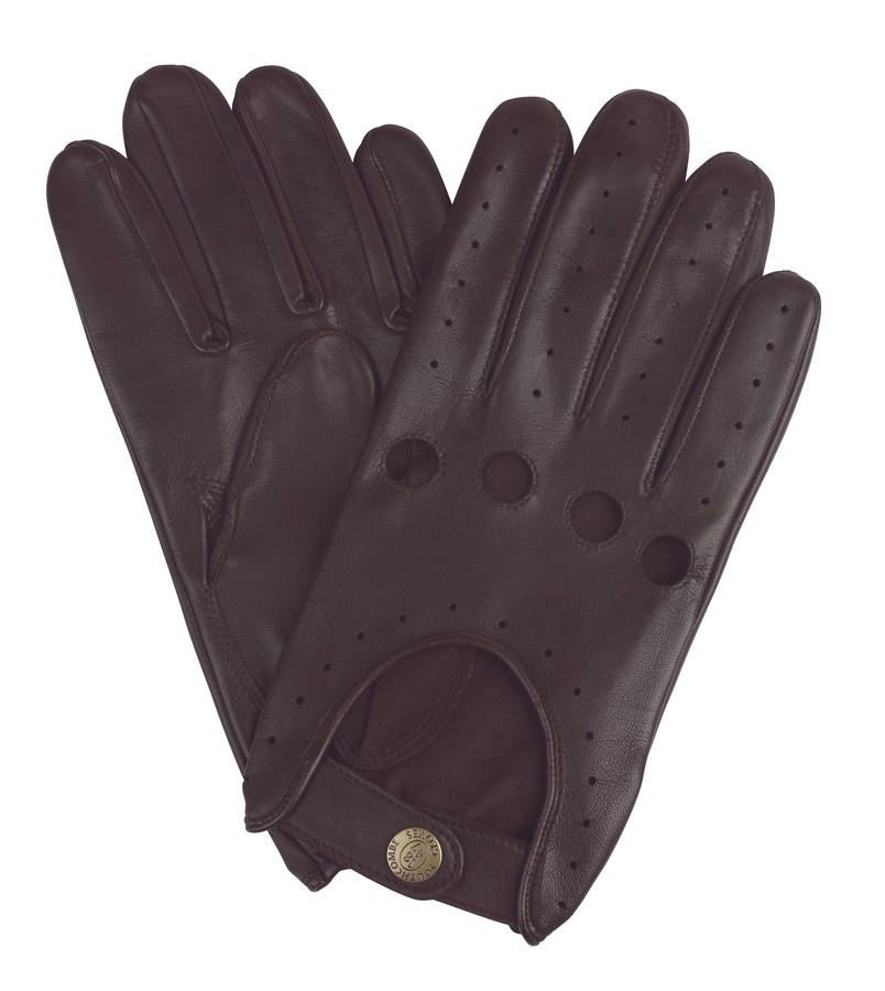 cooper. men's classic leather driving gloves by southcombe gloves ...