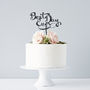 Calligraphy 'Best Day Ever' Wedding Cake Topper, thumbnail 1 of 5