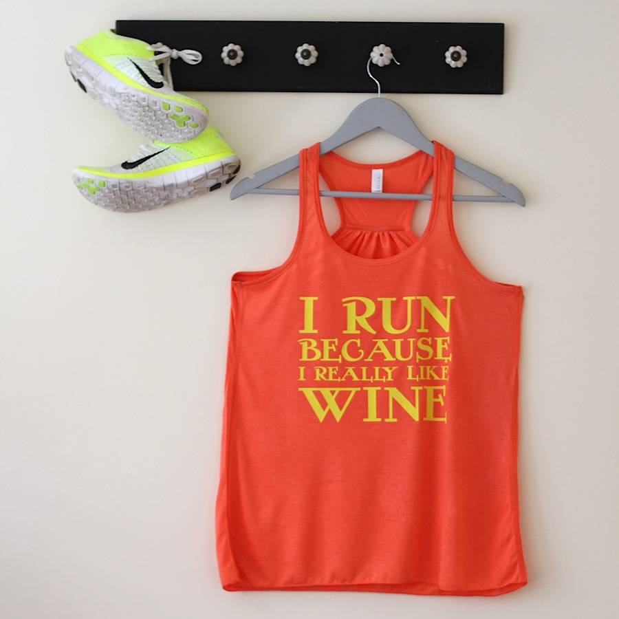 Personalised Slogan Workout Vest Top By Squiffy Print