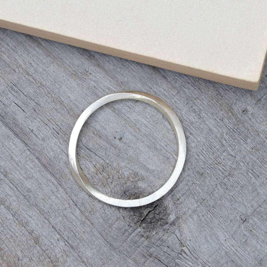Inside Out Stacking Ring In Sterling Silver, 1 of 6