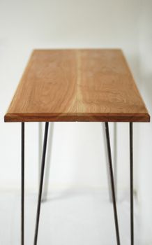 Margot Console Table Desk With Hairpin Legs, 6 of 7