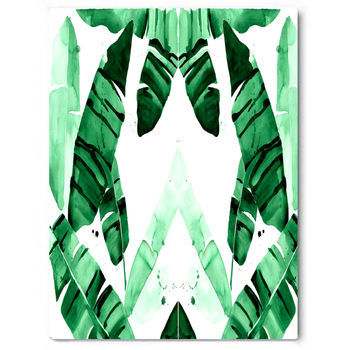 Botanical Tropical Abstract, Canvas Art, 2 of 3