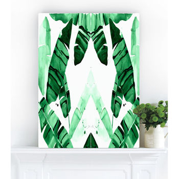 Botanical Tropical Abstract, Canvas Art, 3 of 3