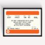 Personalised Family Train Ticket Print, thumbnail 3 of 5